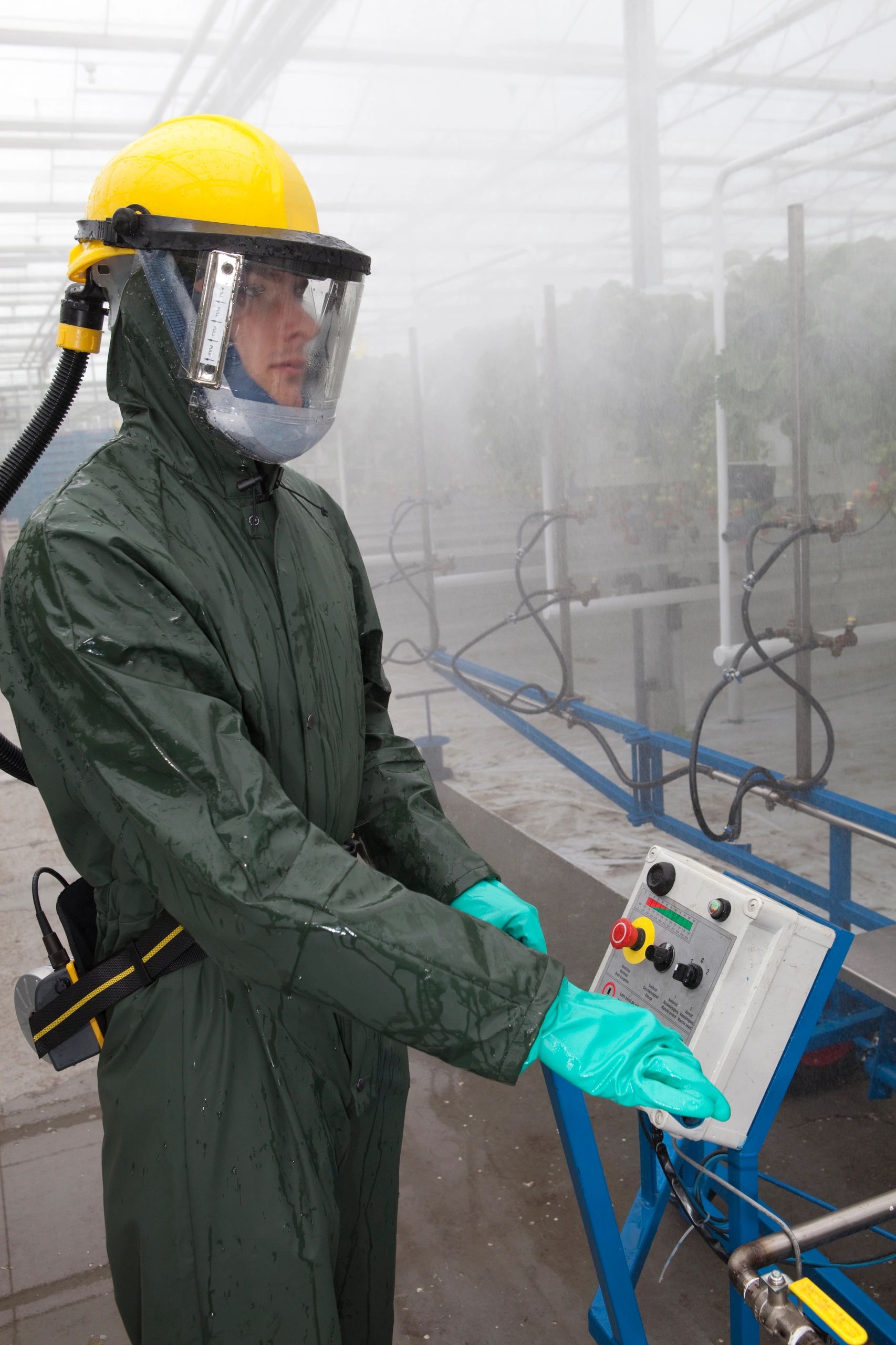 pest control professional in action